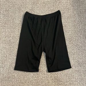 Shein black biker shorts